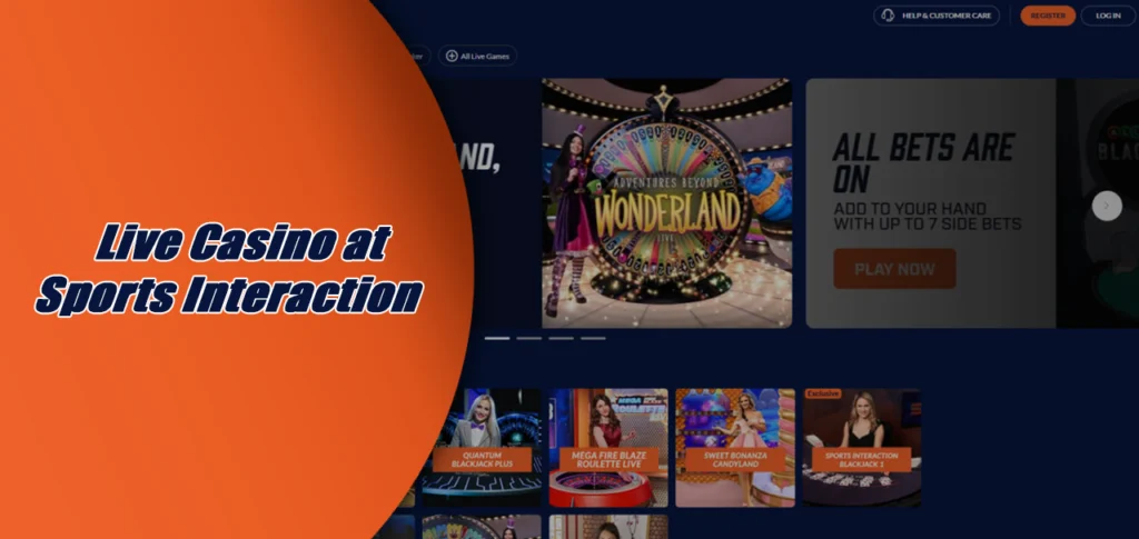 Live Casino at Sports Interaction